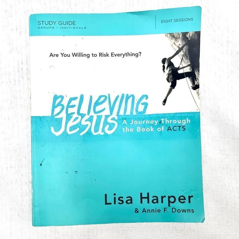 Acts Believing Jesus Book and Workbook Bible Study  Lisa Harper